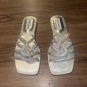 Steve Madden Metallic Strappy Sandals